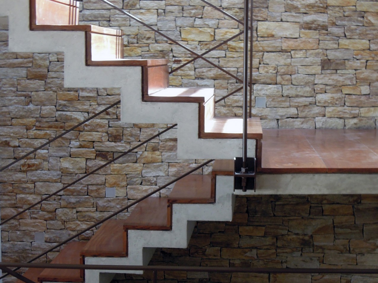 Obra residencial Morumbi V - Escadaria