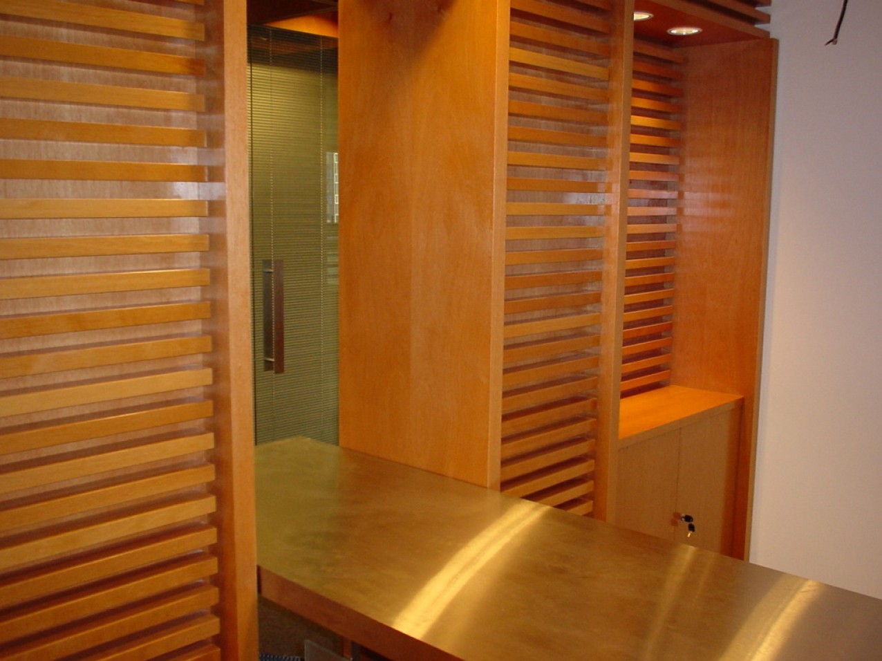 Obra corporativa Intercap - Recepcao