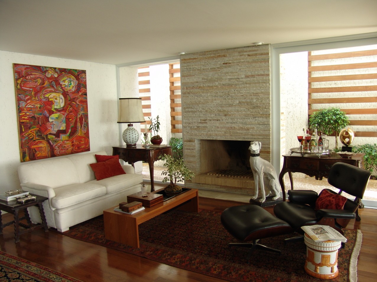 Obra residencial Pinheiros I - Sala de estar