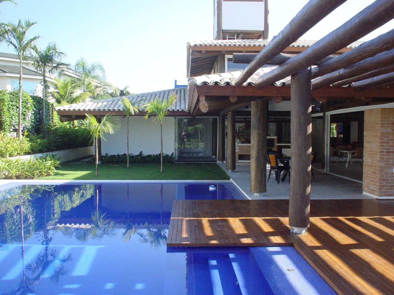 Obra residencial Bertioga - Piscina