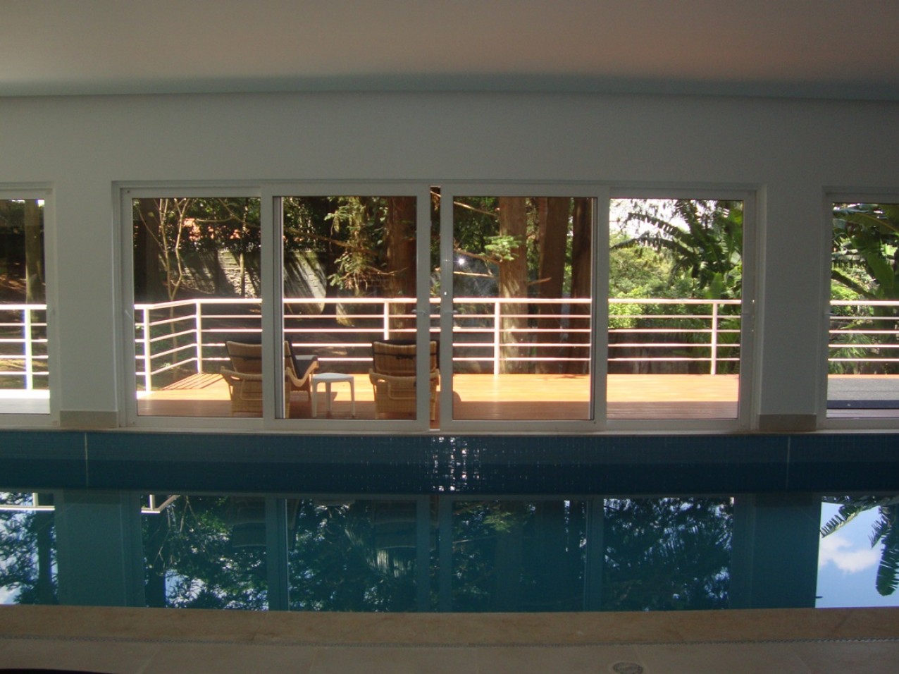 Obra residencial Chacara Flora - Piscina