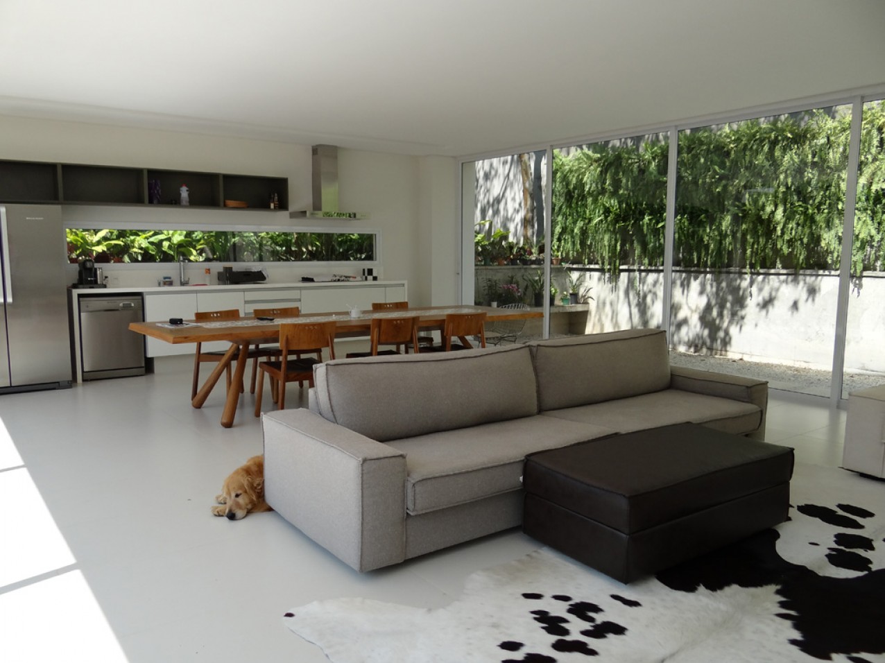 Obra residencial alto da Boa Vista IV - Sala de estar