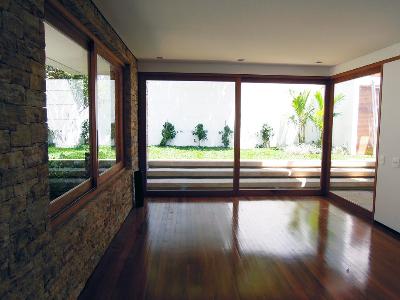 Obra residencial Morumbi V - Sala ampla