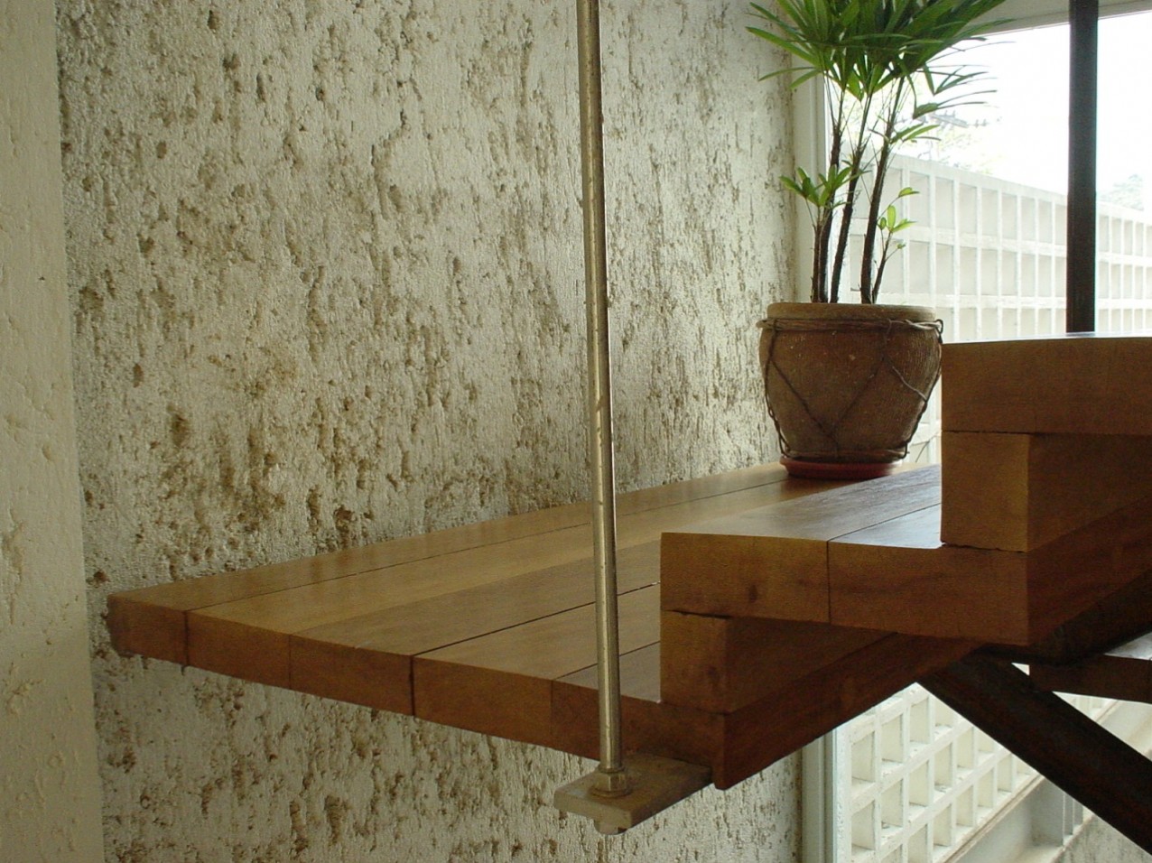 Obra residencial Vila Carmem - Detalhe da escada