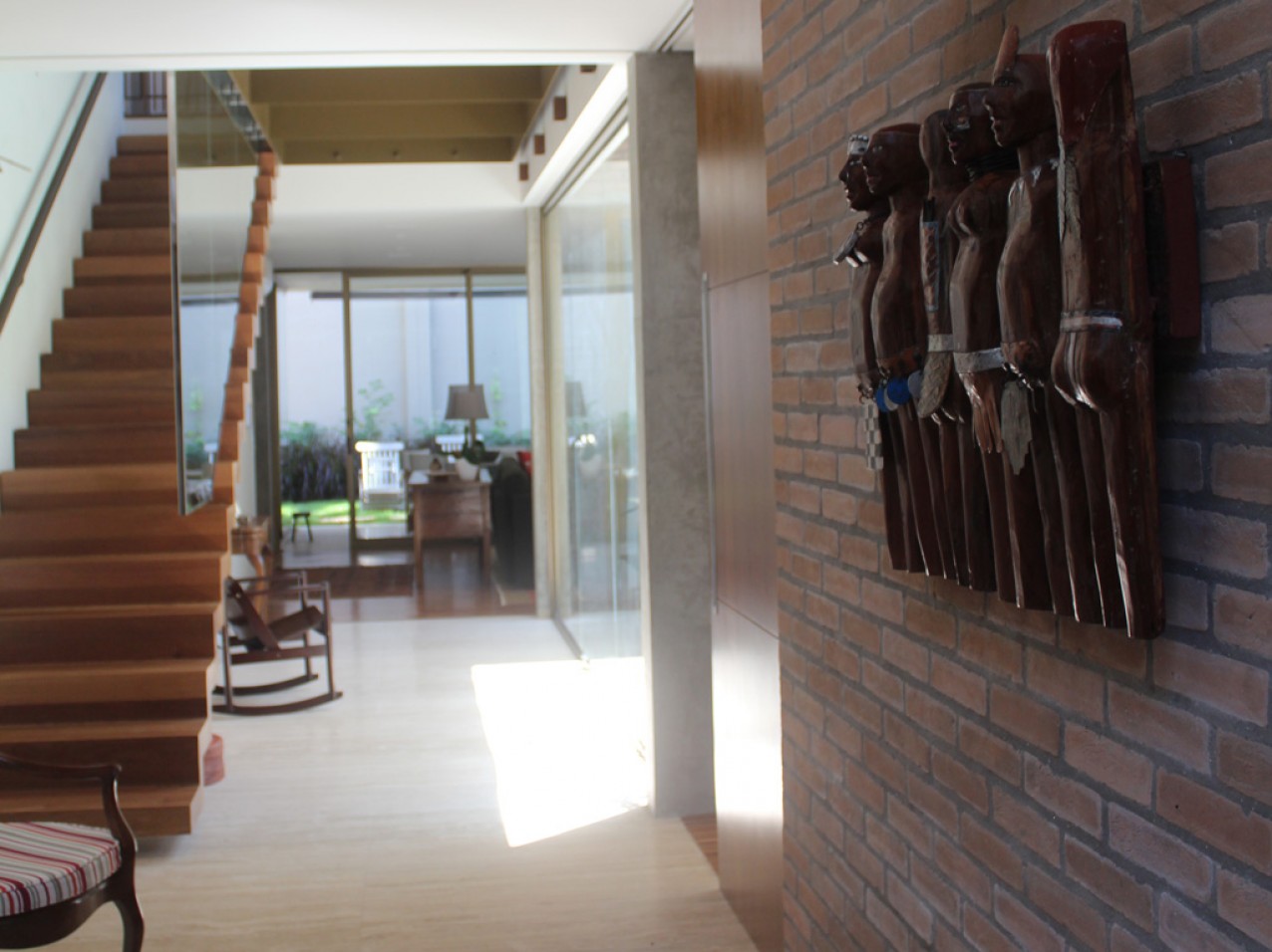 Obra residencial Jardim Europa III - Corredor de entrada