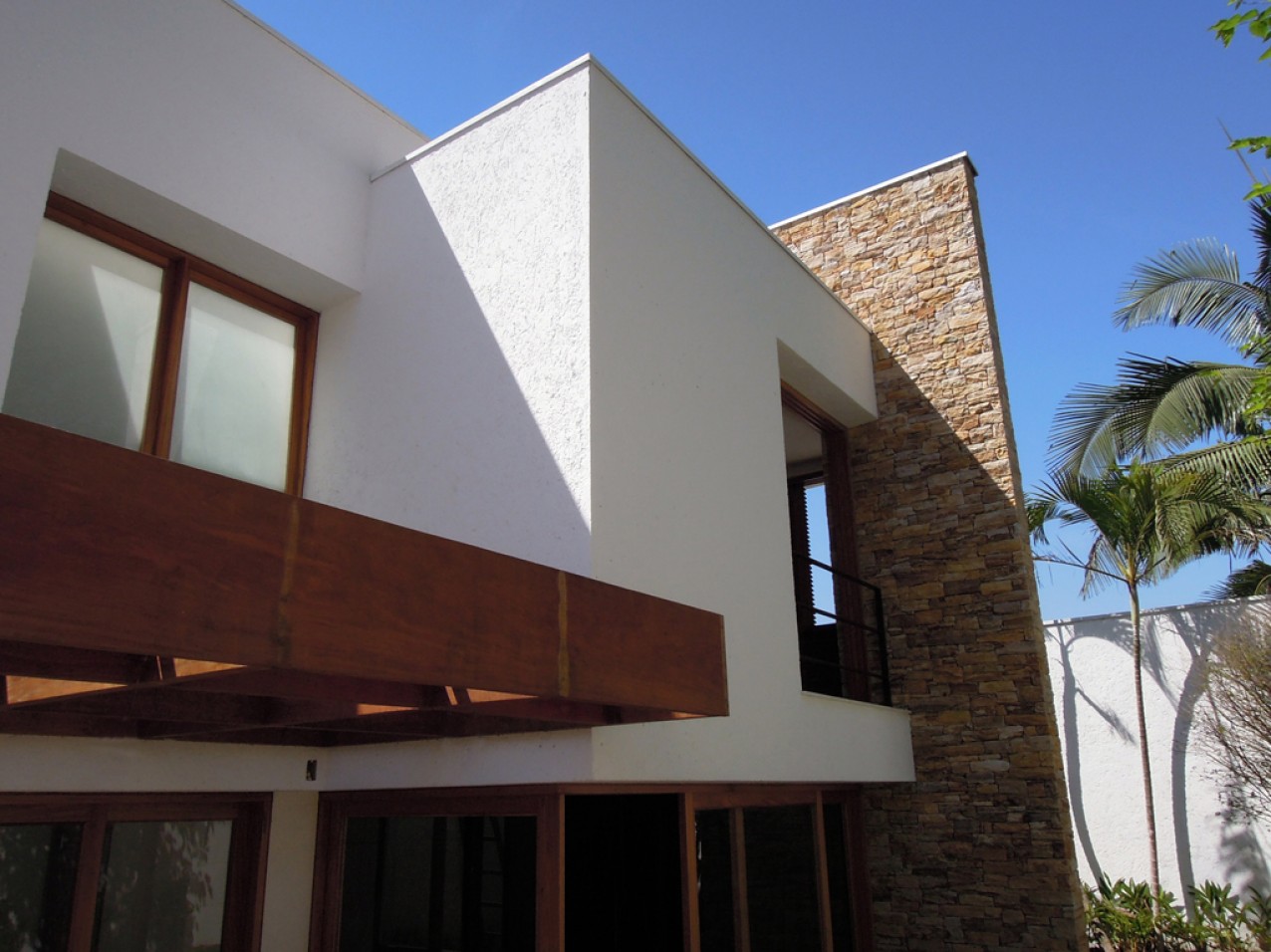 Obra residencial Morumbi V - Fachada interior