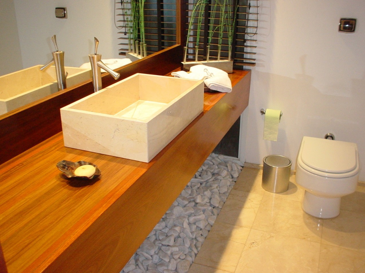 Obra residencial Morumbi I - Lavabo